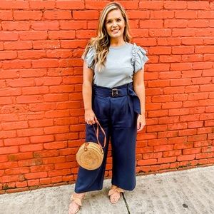 Wide Leg Dress Pants